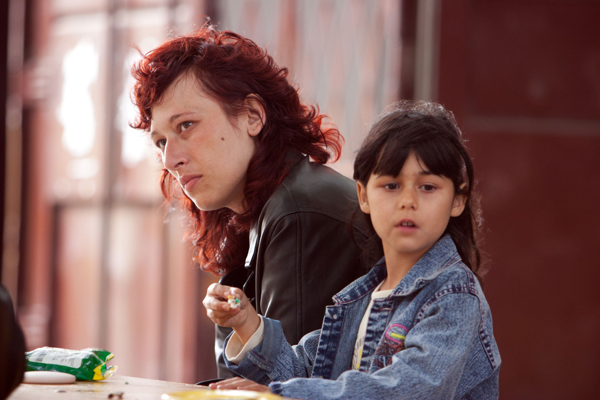 Woman and girl, Sighisoara, Mures, Romania