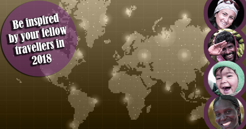 Be inspired by your fellow travellers in 2018